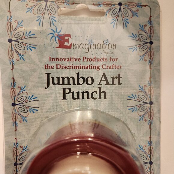 Double Heart With Arrow Jumbo Hole Punch Emagination paper Scrapbook Craft Shape - Picture 2 of 7